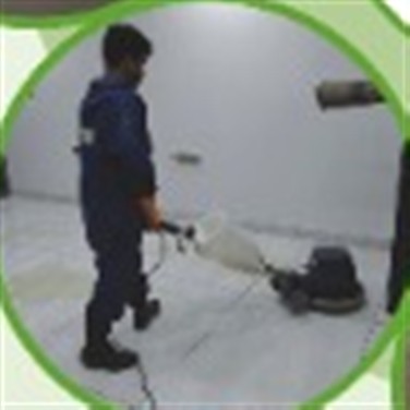 Floor scrubbing